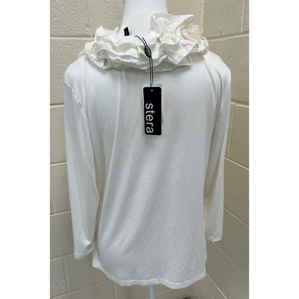 Stera Large Cream‎ Ruffle Soft NWT - Picture 6 of 13